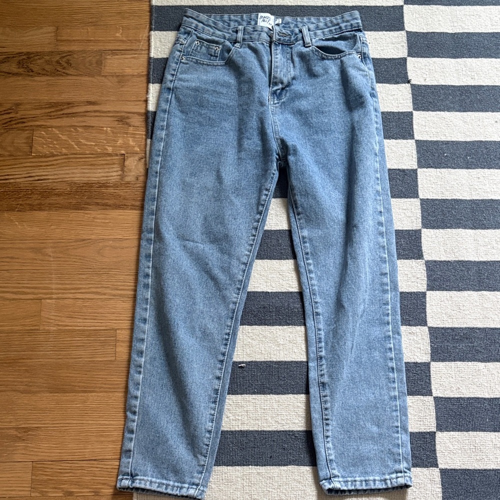 Princess Polly Light Blue Denim Jeans